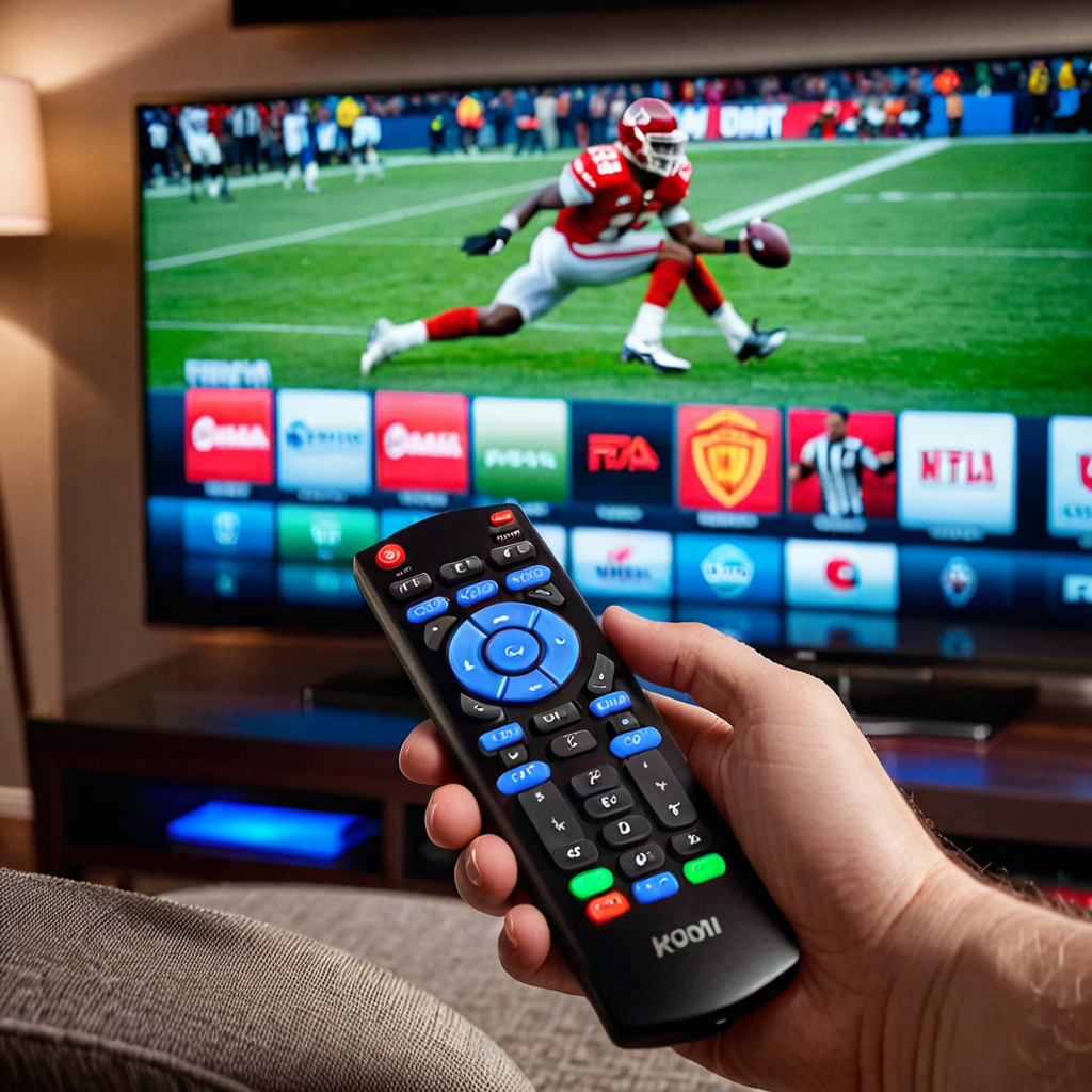 Live sports streaming with remote control - IPTV Alberta